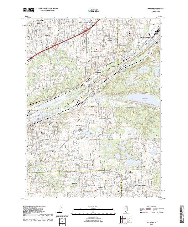 Sag Bridge 2024 topographic map thumbnail