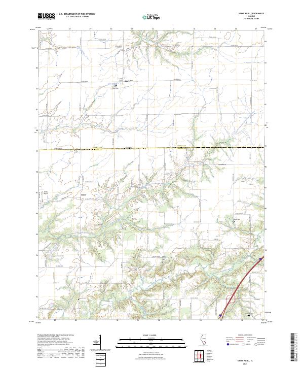 Saint Paul 2024 topographic map thumbnail