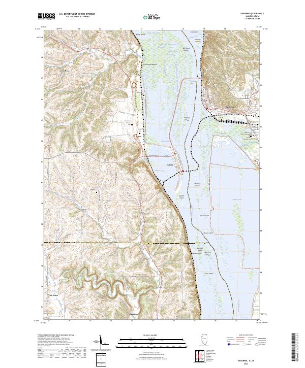 Savanna 2024 topographic map thumbnail