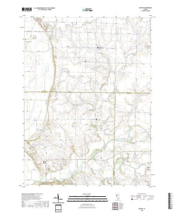 Seaton 2024 topographic map thumbnail