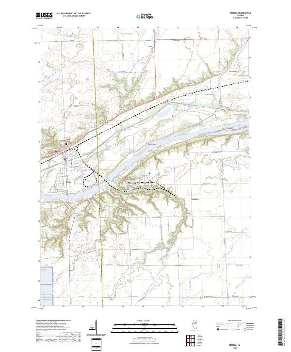 Seneca 2024 topographic map thumbnail