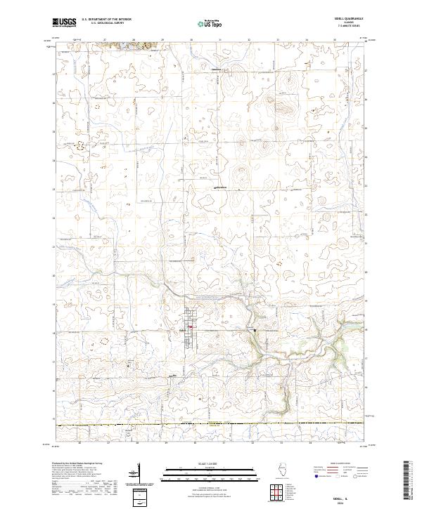 Sidell 2024 topographic map thumbnail