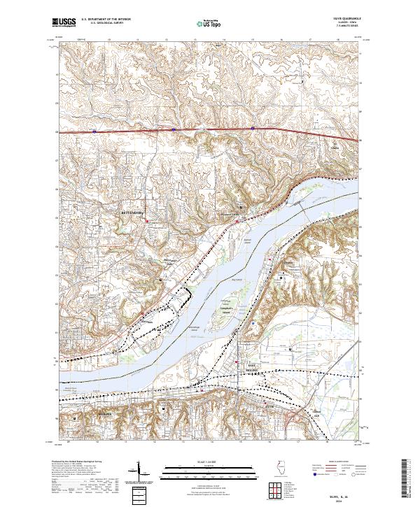Silvis 2024 topographic map thumbnail