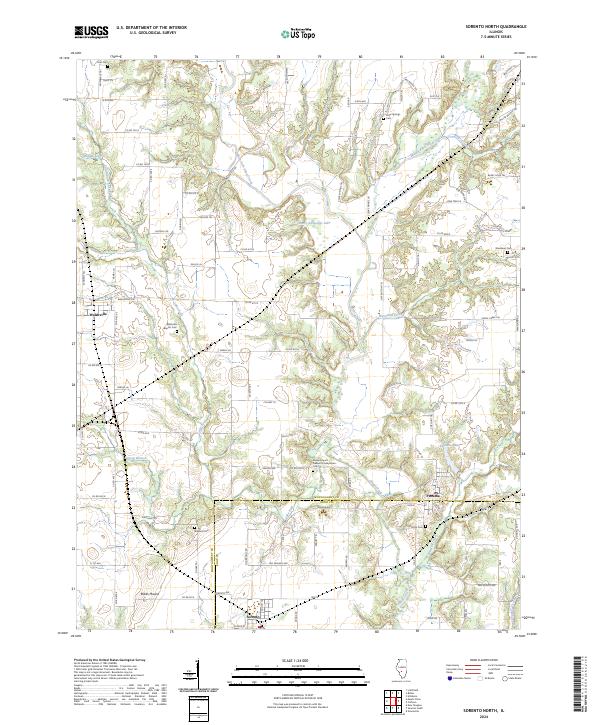 Sorento North 2024 topographic map thumbnail