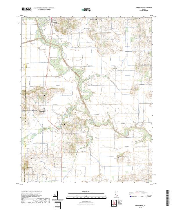 Springerton 2024 topographic map thumbnail