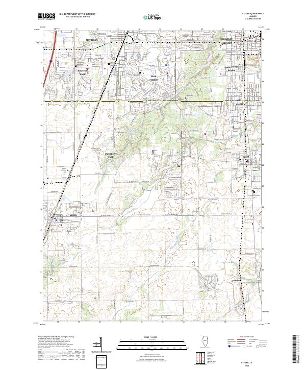 Steger 2024 topographic map thumbnail