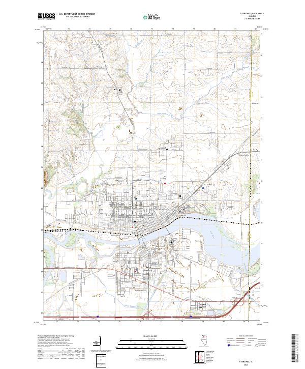 Sterling 2024 topographic map thumbnail
