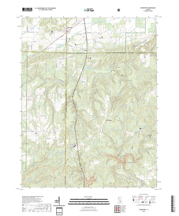 Stonefort 2024 topographic map thumbnail