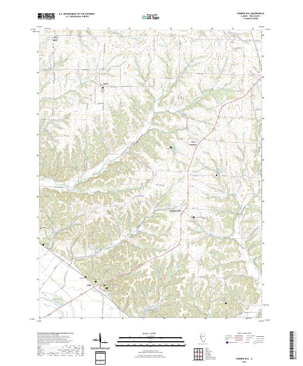 Summer Hill 2024 topographic map thumbnail