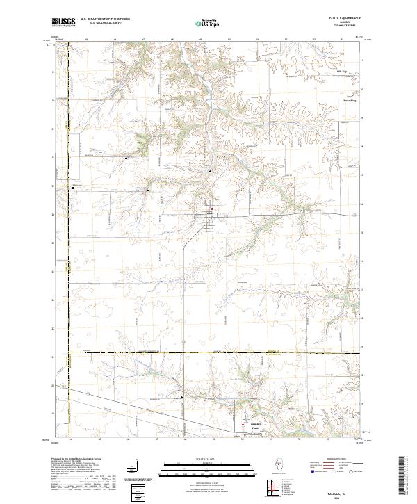 Tallula 2024 topographic map thumbnail