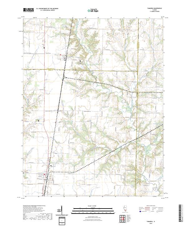Tamaroa 2024 topographic map thumbnail