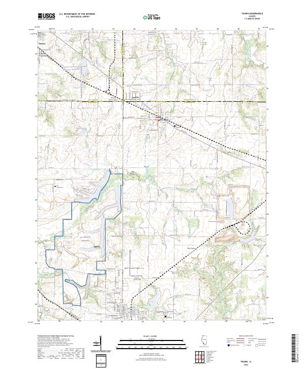 Tilden topographic map thumbnail