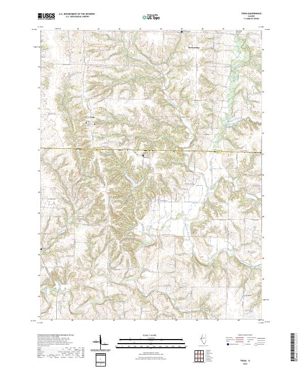 Tioga 2024 topographic map thumbnail