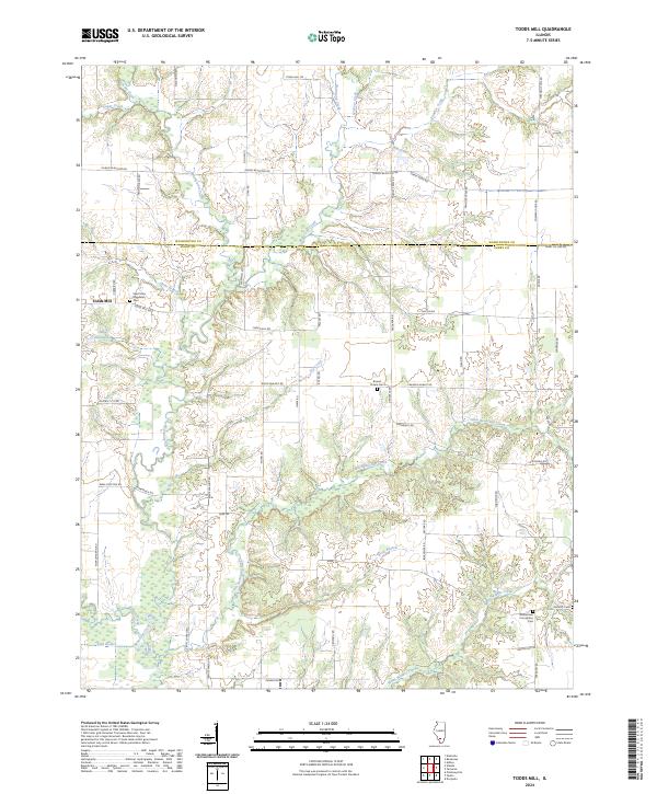 Todds Mill topographic map thumbnail