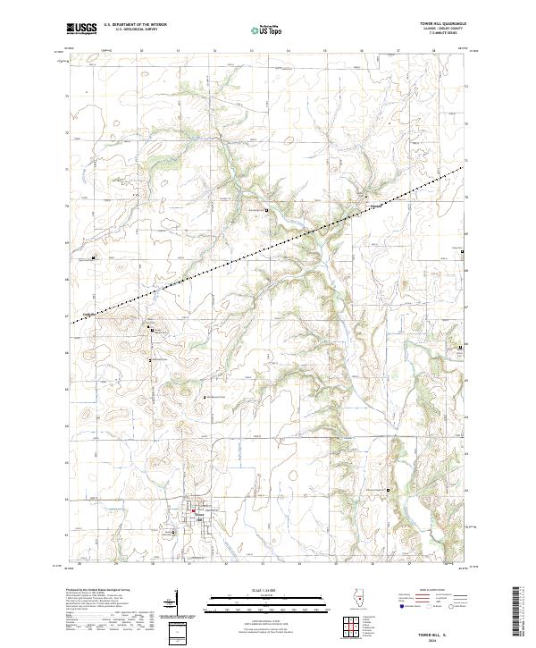 Tower Hill topographic map thumbnail