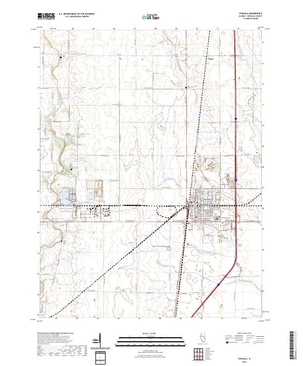 Tuscola 2024 topographic map thumbnail