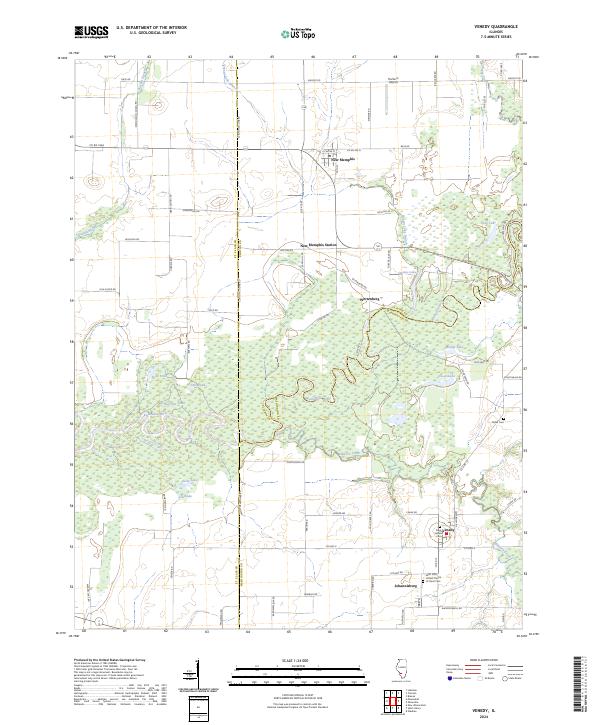 Venedy topographic map thumbnail
