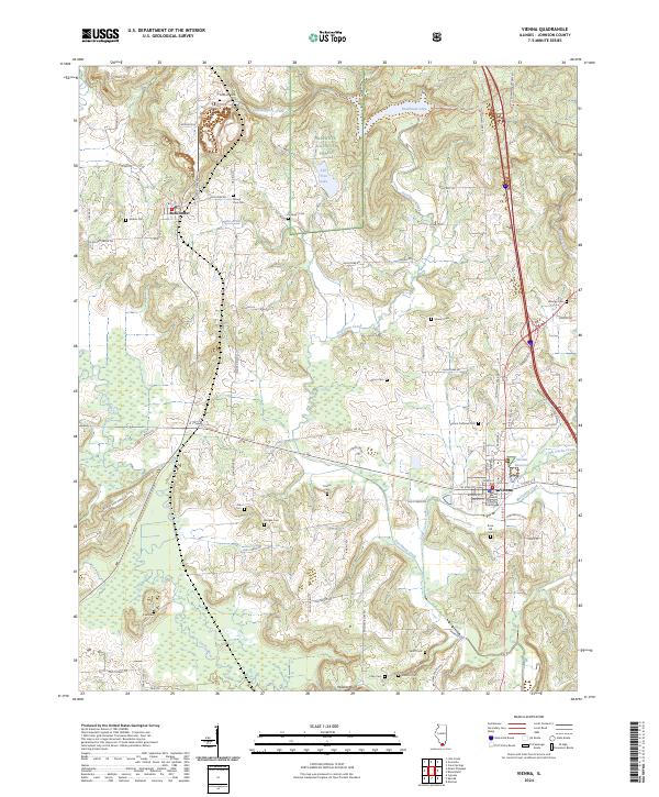 Vienna topographic map thumbnail