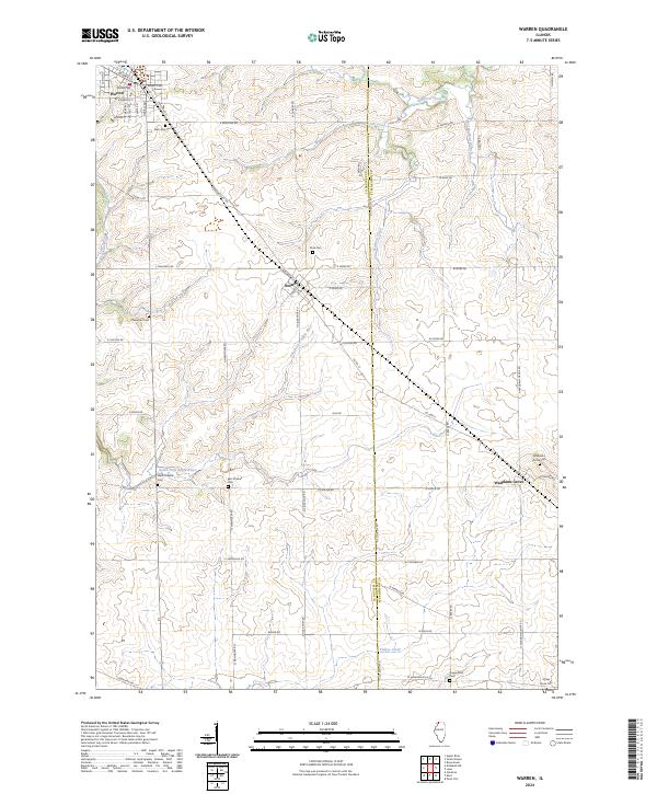 Warren topographic map thumbnail