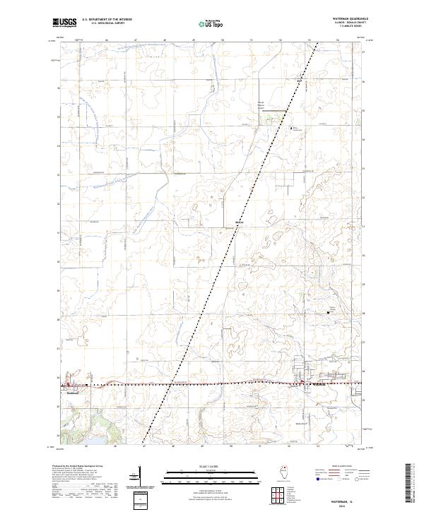 Waterman topographic map thumbnail