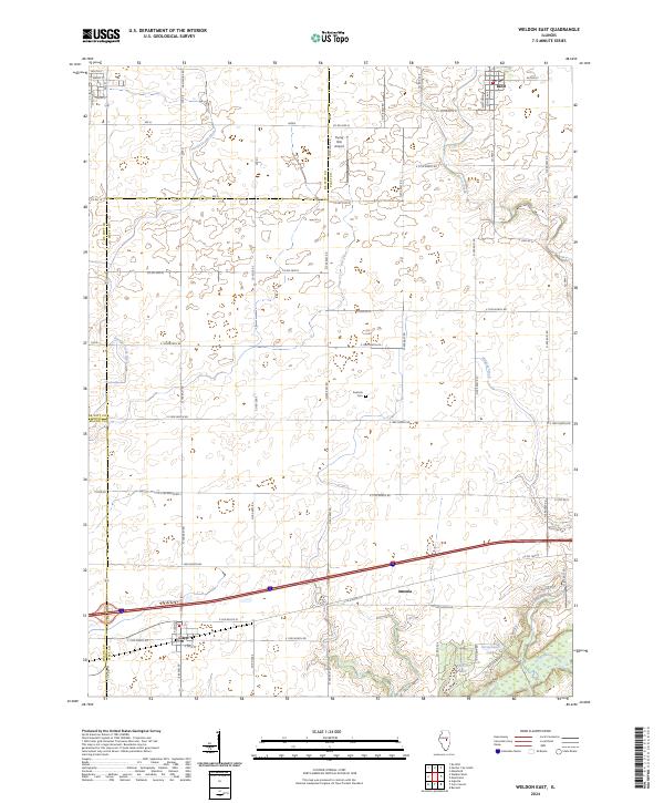 Weldon East topographic map thumbnail