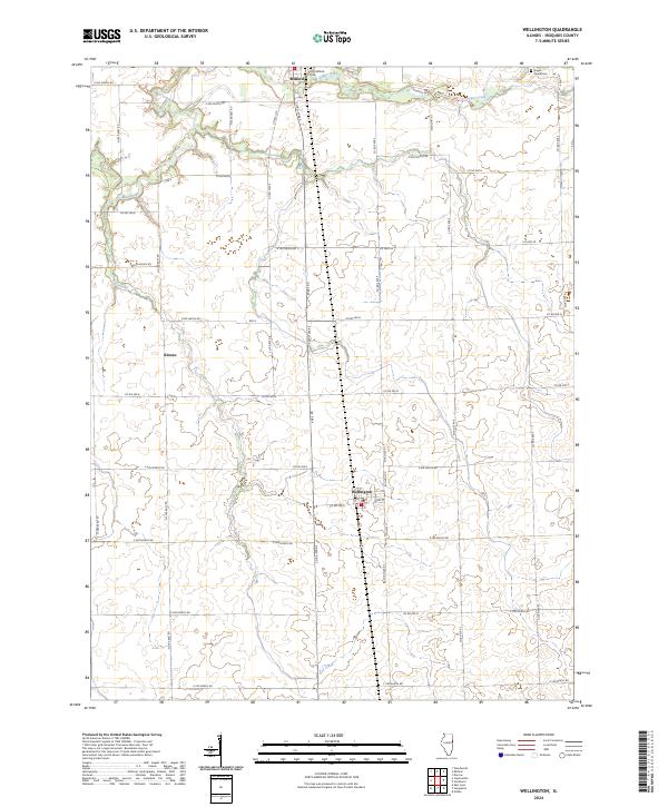 Wellington topographic map thumbnail