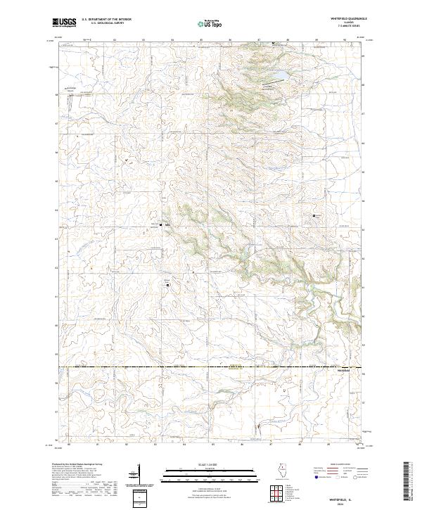 Whitefield topographic map thumbnail