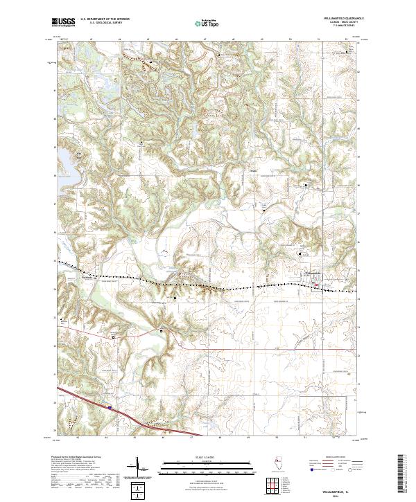 Williamsfield 2024 topographic map thumbnail