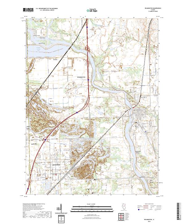 Wilmington topographic map thumbnail