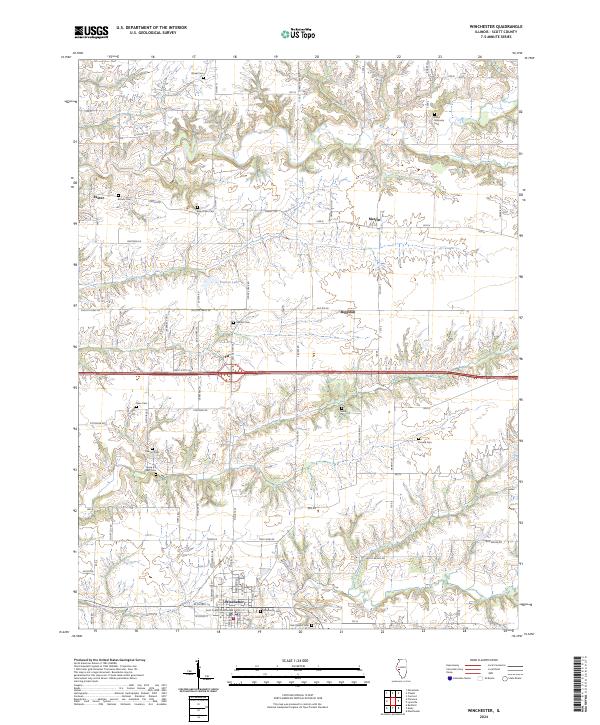 Winchester 2024 topographic map thumbnail