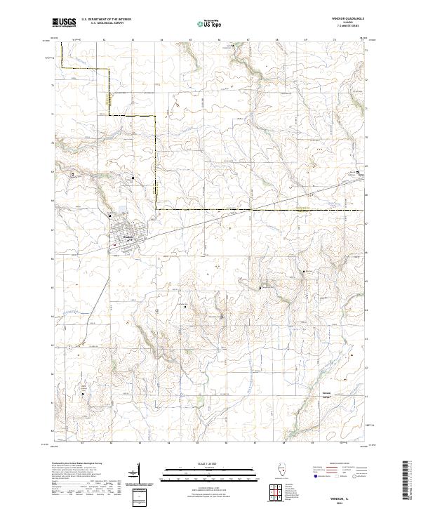 Windsor topographic map thumbnail