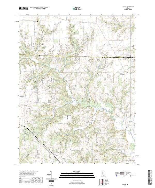 Winkle topographic map thumbnail