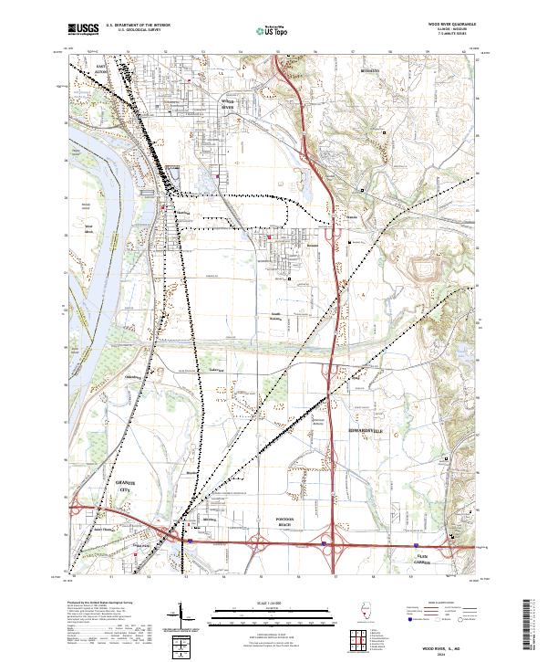 Wood River topographic map thumbnail