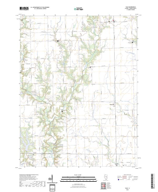 Yale topographic map thumbnail