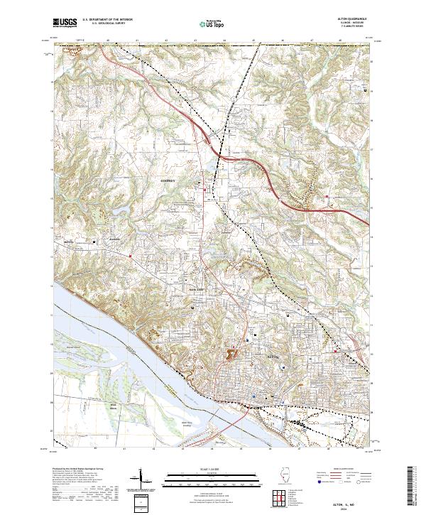 Alton topographic map thumbnail