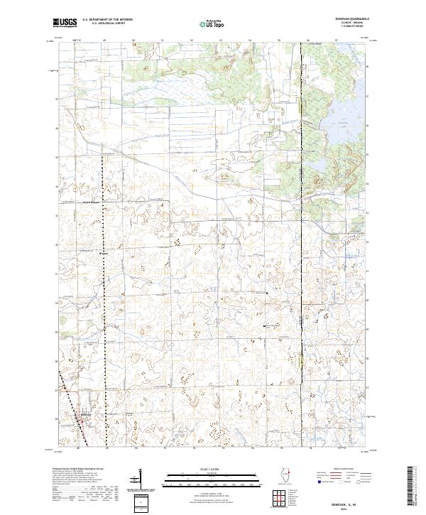 Donovan topographic map thumbnail