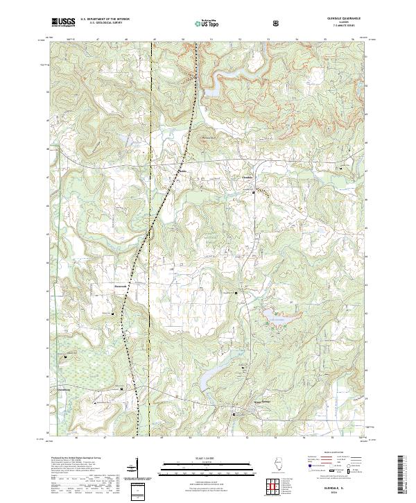 Glendale topographic map thumbnail