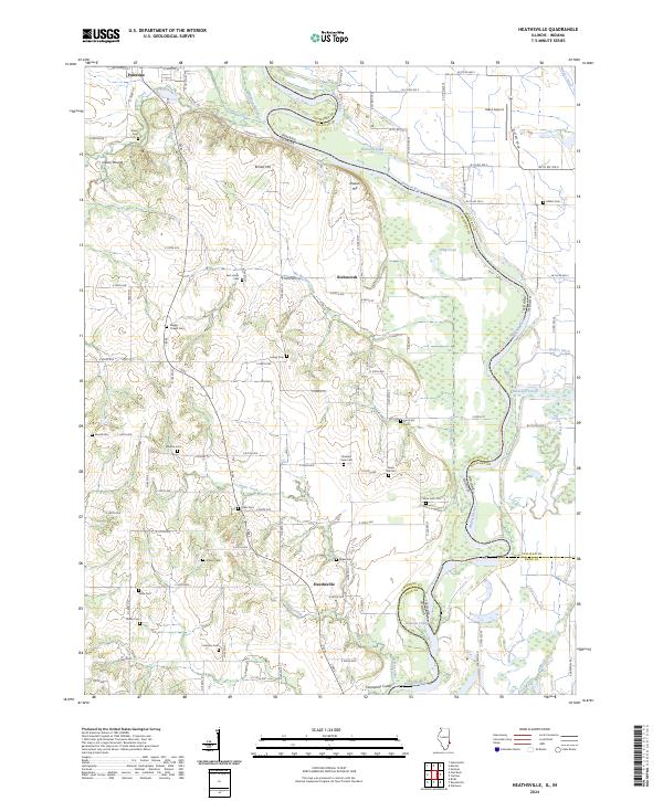 Heathsville topographic map thumbnail