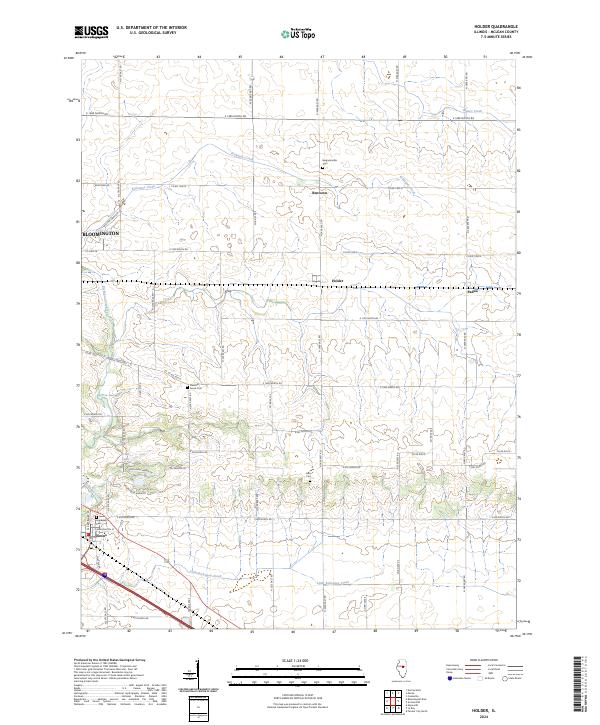 Holder topographic map thumbnail