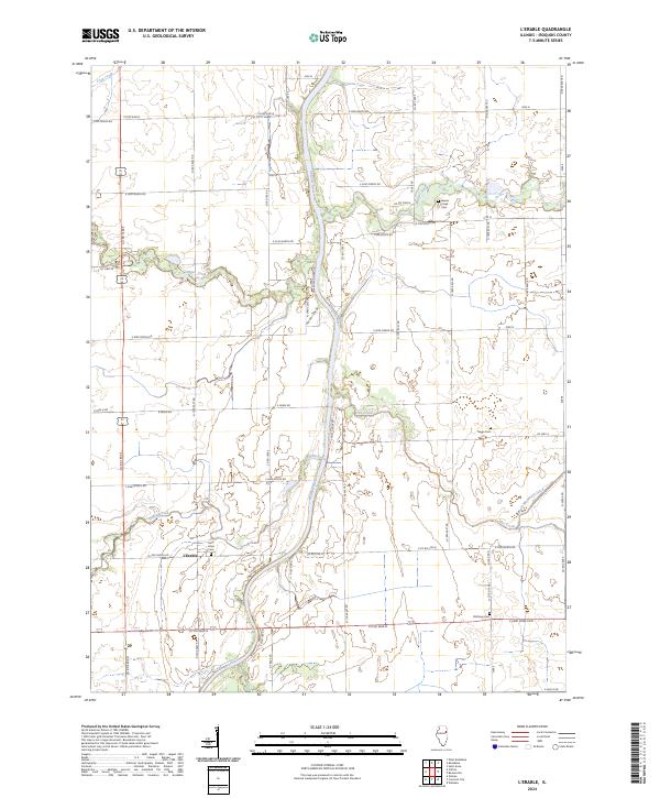 L'Erable 2024 topographic map thumbnail