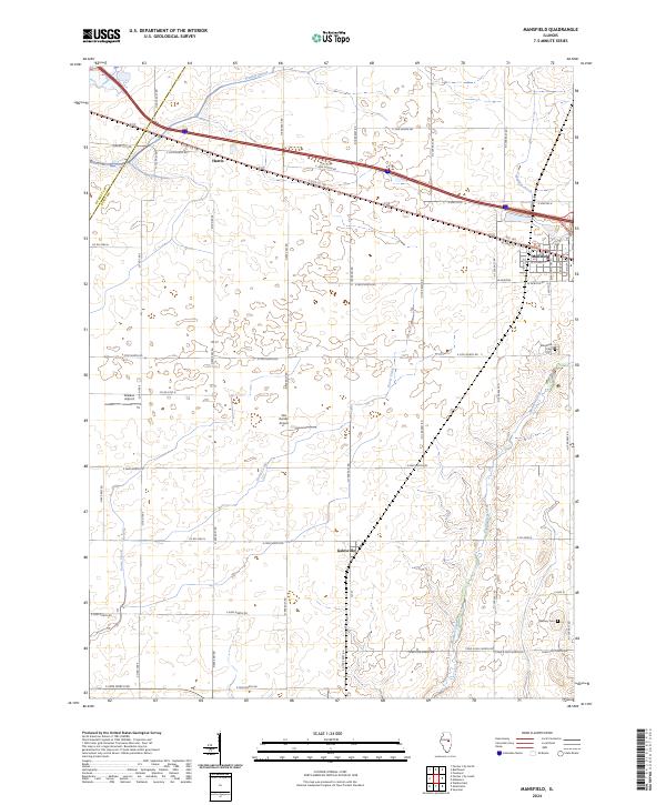 Mansfield 2024 topographic map thumbnail