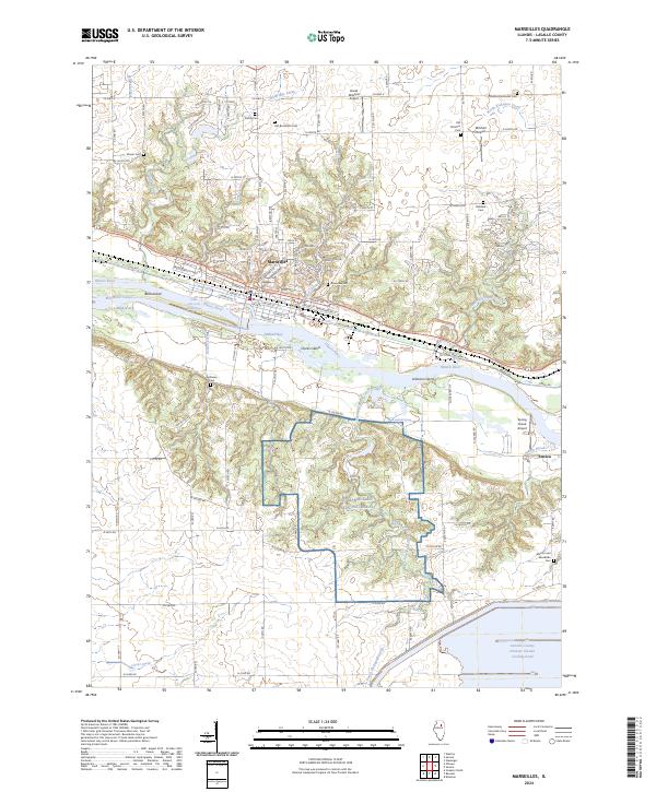 Marseilles 2024 topographic map thumbnail