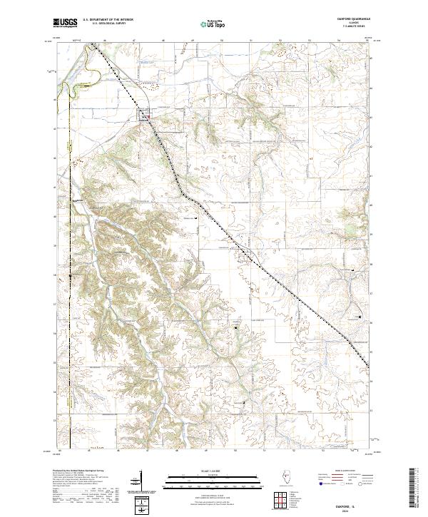Oakford 2024 topographic map thumbnail