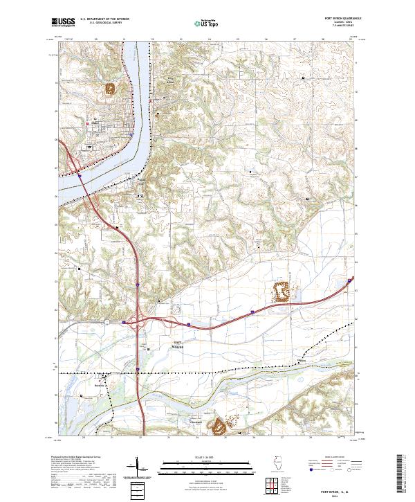 Port Byron 2024 topographic map thumbnail