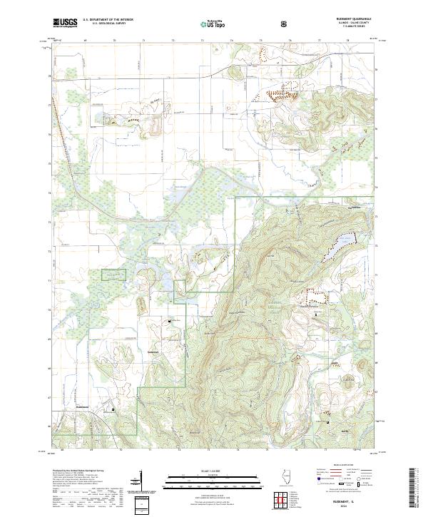Rudement 2024 topographic map thumbnail