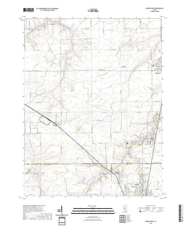 Virden North topographic map thumbnail