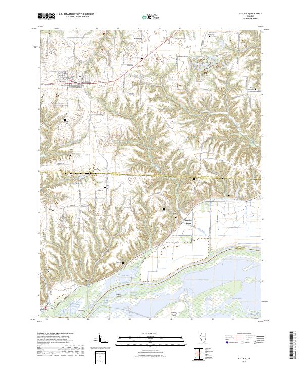 Astoria topographic map thumbnail
