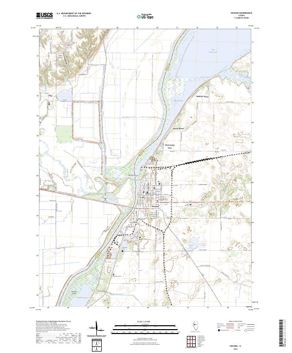 Havana topographic map thumbnail