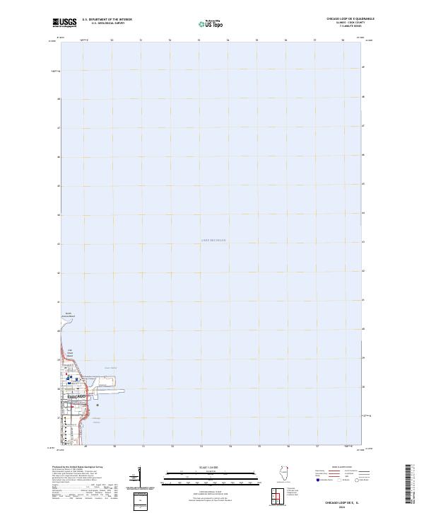 Chicago Loop OE E topographic map thumbnail