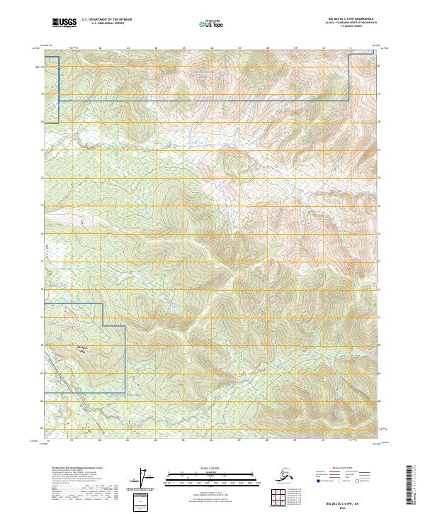 Big Delta C-6 NW 2024 topographic map thumbnail